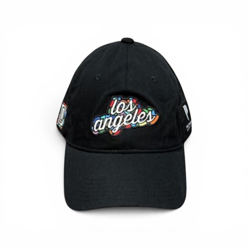 Los Angeles Clippers NBA Stain Glass Look Pechanga Resort Black Baseball Cap